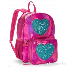 Pink Heart Backpack With Lunch Bag 567904621